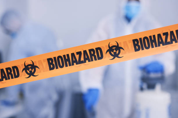 Professional Biohazard technician working in Somerville, TX